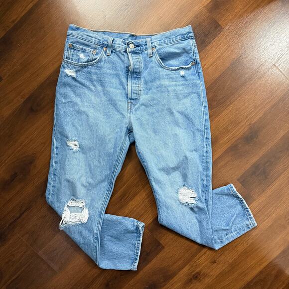 Levi's Denim - Levi’s 501XX Button Fly Women's Jeans Light Wash Y2K Casual Minimalist Sz 31